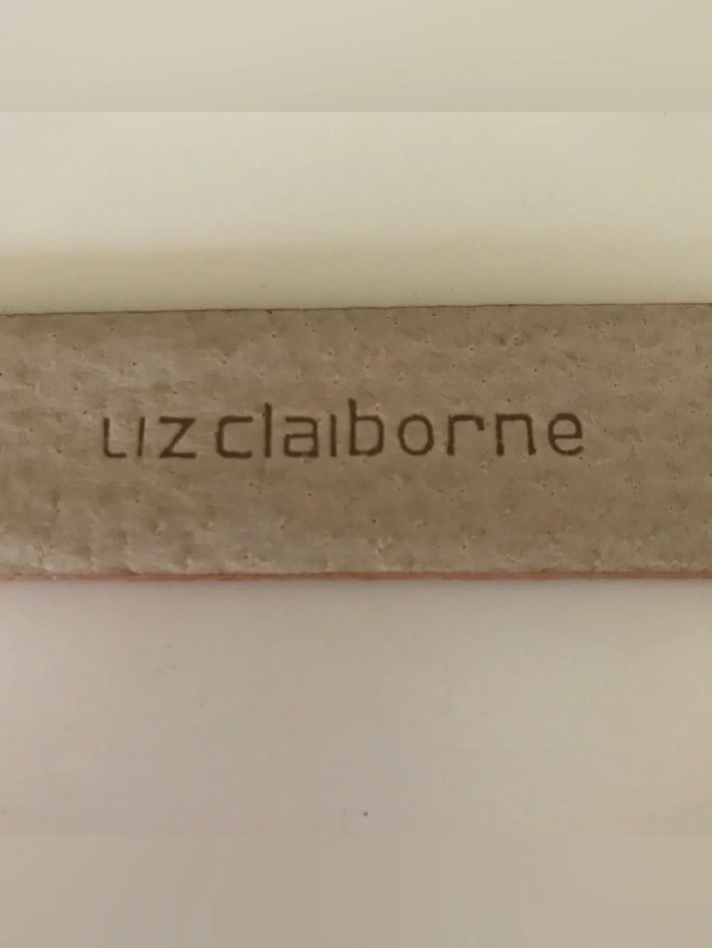 Liz Claiborne Tri-Metal and Caramel Leather Belt